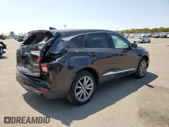 2019 Acura RDX w/Technology Pkg with VIN 5J8TC2H55KL032025, listed as a Copart auction lot 52914893 with 20,826 mi miles. Bid and sale history available at carsss.com. Image 3.