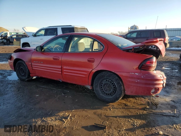1999 Pontiac Grand Am SE2 with VIN 1G2NE52T5XM831139, listed as a Copart auction lot 89160335 with 120,900 mi miles and Salvage Title. Bid and sale history available at carsss.com. Image 2.