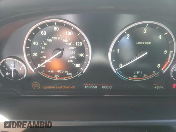 2015 BMW X5 xDrive35d with VIN 5UXKS4C56F0N06411, listed as a Copart auction lot 48875875 with 169,668 mi miles and Clean Title. Bid and sale history available at carsss.com. Image 9.