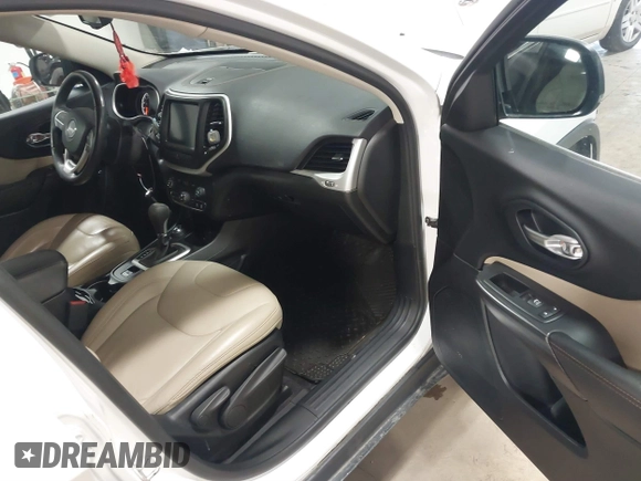 2017 Jeep Cherokee Limited with VIN 1C4PJMDS4HW505613, listed as a IAAI auction lot 41257420 with 91,967 mi miles and . Bid and sale history available at DreamBid. Image 5.