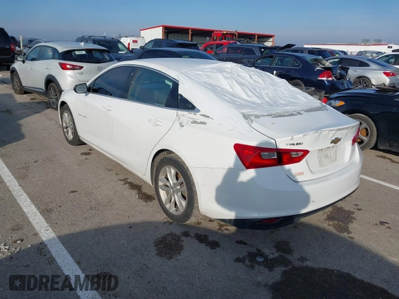 2018 Chevrolet Malibu LT with VIN 1G1ZD5ST4JF176895, listed as a IAAI auction lot 41105224 with 160,227 mi miles. Bid and sale history available at carsss.com. Image 3.