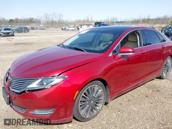 2014 Lincoln MKZ Hybrid with VIN 3LN6L2LU6ER817374, listed as a IAAI auction lot 42065826 with 170,863 mi miles. Bid and sale history available at carsss.com. Image 2.