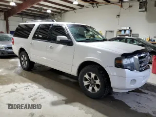 2011 Ford Expedition Max Limited with VIN 1FMJK2A58BEF11235, listed as a Copart auction lot 47789655 with 185,278 mi miles and Salvage title. Bid and sale history available at DreamBid. Image 4.