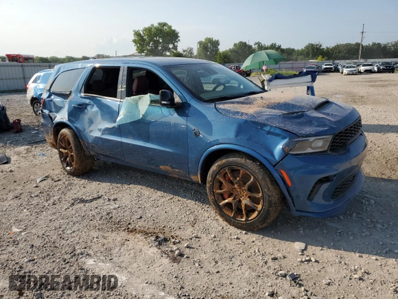 2024 Dodge Durango SRT Hellcat Premium с VIN 1C4SDJH97RC222388, выставлен на аукционе Copart как лот 62879794 с пробегом Не указан миль и Списание • Salvage title. История ставок и продаж доступна на DreamBid. Изображение 4.