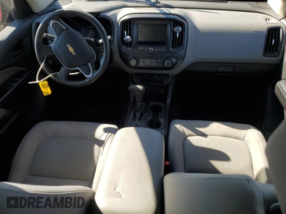2021 Chevrolet Colorado 2WD Work Truck with VIN 1GCGSBEN6M1108521, listed as a Copart auction lot 88315455 with 91,696 mi miles and Salvage title. Bid and sale history available at DreamBid. Image 8.