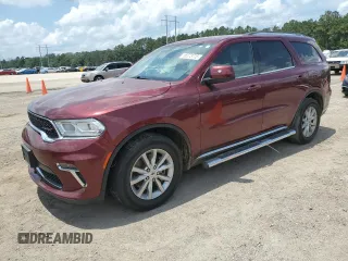 2021 Dodge Durango SXT z VIN 1C4RDHAG0MC641434, wystawiony jako Copart lot #56573715 z przebiegiem 140 181 mil mil oraz Szkoda całkowita • Salvage title. Historia ofert i sprzedaży dostępna na DreamBid. Obrazek 1.