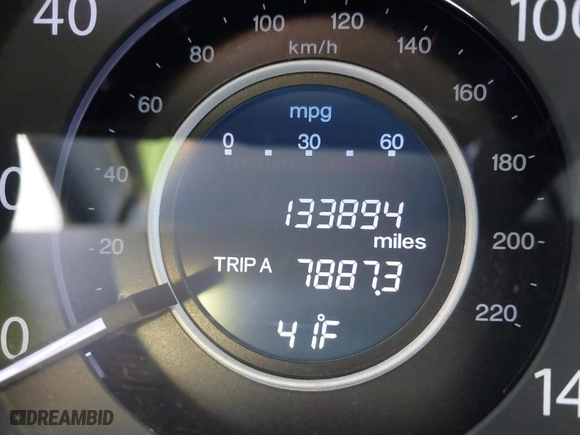 2015 Honda CR-V LX with VIN 3CZRM3H34FG707841, listed as a IAAI auction lot 41654996 with 133,894 mi miles. Bid and sale history available at carsss.com. Image 15.