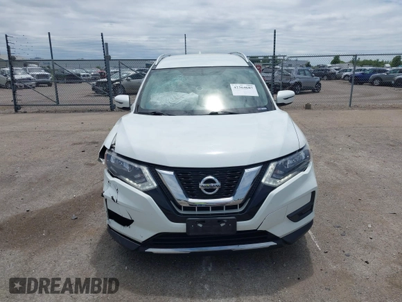 2017 Nissan Rogue SV with VIN KNMAT2MTXHP550384, listed as a IAAI auction lot 42364687 with 158,243 mi miles and . Bid and sale history available at DreamBid. Image 11.