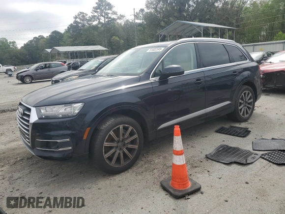 2017 Audi Q7 Premium Plus with VIN WA1LAAF73HD032248, listed as a Copart auction lot 51602595 with 103,965 mi miles and Salvage Title. Bid and sale history available at carsss.com. Image 1.