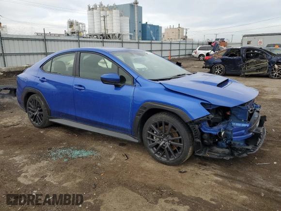 2023 Subaru WRX Premium with VIN JF1VBAH64P8817651, listed as a Copart auction lot 84505564 with 18,856 mi miles and Salvage title. Bid and sale history available at DreamBid. Image 4.