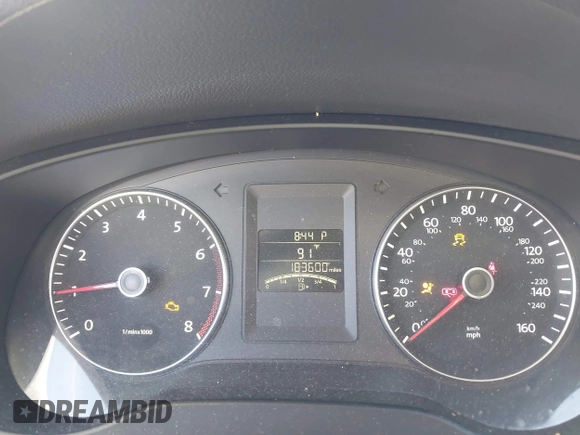 2014 Volkswagen Jetta SE с VIN 3VWD17AJ8EM284395, выставлен на аукционе IAAI как лот 42686750 с пробегом 183 600 миль миль и . История ставок и продаж доступна на DreamBid. Изображение 7.