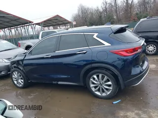 2022 Infiniti QX50 Pure with VIN 3PCAJ5AB6NF110784, listed as a IAAI auction lot 41798196 with 36,586 mi miles and . Bid and sale history available at DreamBid. Image 15.