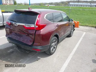 2017 Honda CR-V EX-L with VIN 5J6RW2H81HL058621, listed as a IAAI auction lot 41997542 with 89,636 mi miles. Bid and sale history available at carsss.com. Image 4.