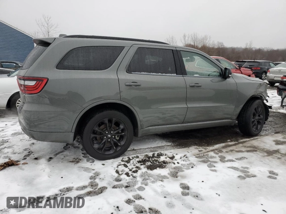 2021 Dodge Durango GT with VIN 1C4RDJDG1MC750875, listed as a Copart auction lot 43613835 with 32,406 mi miles and Salvage title. Bid and sale history available at DreamBid. Image 3.