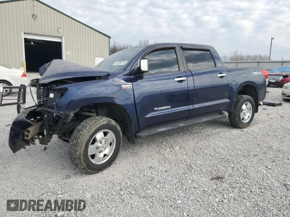 2010 Toyota Tundra Limited z VIN 5TFHW5F18AX118899, wystawiony jako Copart lot #48936575 z przebiegiem Nie podano mil oraz Szkoda całkowita • Salvage title. Historia ofert i sprzedaży dostępna na DreamBid. Obrazek 1.