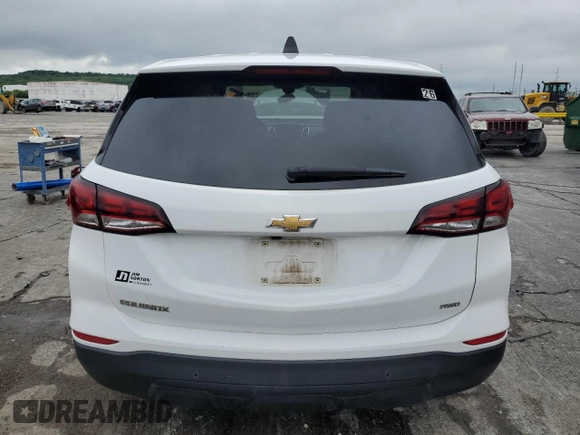 2022 Chevrolet Equinox LS z VIN 3GNAXSEV2NS228086, wystawiony jako Copart lot #56217415 z przebiegiem 193 756 mil mil oraz Szkoda całkowita • Salvage title. Historia ofert i sprzedaży dostępna na DreamBid. Obrazek 6.