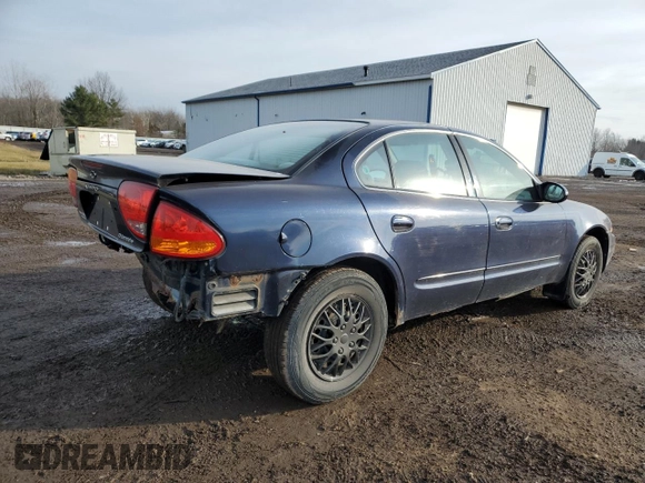 2001 Oldsmobile Alero GL2 with VIN 1G3NL52E51C182619, listed as a Copart auction lot 51489945 with 123,734 mi miles and Salvage Title. Bid and sale history available at DreamBid. Image 3.