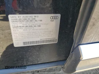 2013 Audi Q5 Premium Plus with VIN WA1LFAFP6DA007891, listed as a Copart auction lot 61104275 with 120,452 mi miles and Clean title. Bid and sale history available at DreamBid. Image 14.