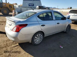 2014 Nissan Versa SV with VIN 3N1CN7AP1EL831667, listed as a Copart auction lot 48703665 with 125,376 mi miles and Salvage Title. Bid and sale history available at DreamBid. Image 3.