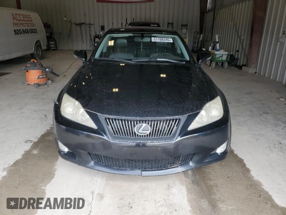 2010 Lexus IS 250 with VIN JTHCF5C2XA5037730, listed as a Copart auction lot 51198245 with 219,705 mi miles and Non Repairable. Bid and sale history available at carsss.com. Image 5.