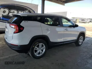 2024 GMC Terrain SLE with VIN 3GKALMEG9RL349154, listed as a Copart auction lot 63334715 with 25,151 mi miles and Salvage title. Bid and sale history available at DreamBid. Image 3.