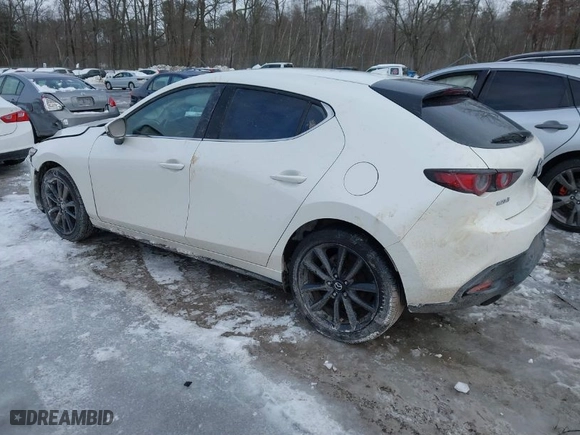 2019 Mazda Mazda3 Hatchback w/Premium Pkg with VIN JM1BPANM5K1134974, listed as a IAAI auction lot 41610402 with 110,055 mi miles. Bid and sale history available at carsss.com. Image 3.