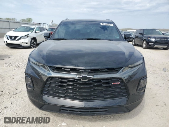 2022 Chevrolet Blazer RS с VIN 3GNKBERS8NS218666, выставлен на аукционе Copart как лот 52580525 с пробегом 43 289 миль миль и Списание • Salvage title. История ставок и продаж доступна на DreamBid. Изображение 5.