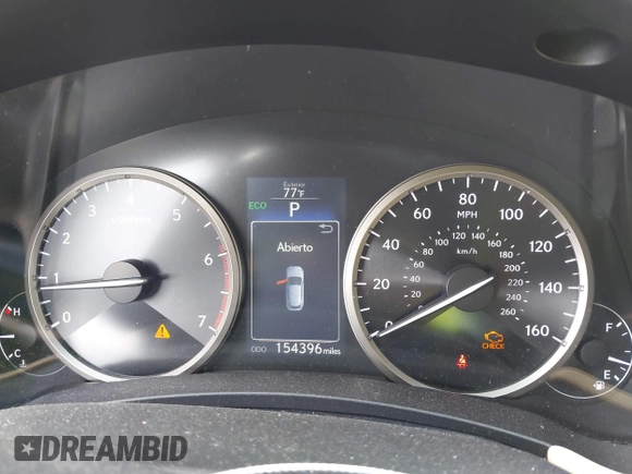 2015 Lexus NX 200t with VIN JTJYARBZ1F2018047, listed as a IAAI auction lot 41633876 with 154,396 mi miles. Bid and sale history available at carsss.com. Image 7.