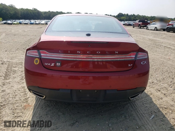 2015 Lincoln MKZ z VIN 3LN6L2GK2FR603783, wystawiony jako Copart lot #60038835 z przebiegiem 66 820 mil mil oraz Szkoda całkowita • Salvage title. Historia ofert i sprzedaży dostępna na DreamBid. Obrazek 6.