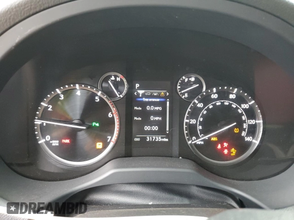 2023 Lexus GX 460 Premium with VIN JTJAM7BX3P5372275, listed as a Copart auction lot 64308925 with 31,735 mi miles and Salvage title. Bid and sale history available at DreamBid. Image 9.