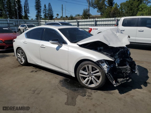 2023 Lexus IS with VIN JTHCA1D20P5123949, listed as a Copart auction lot 51545925 with 47,532 mi miles and Salvage Title. Bid and sale history available at carsss.com. Image 7.