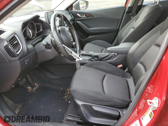 2014 Mazda 3 i Touring with VIN JM1BM1V7XE1195423, listed as a Copart auction lot 56702485 with 113,442 mi miles and Salvage title. Bid and sale history available at DreamBid. Image 7.