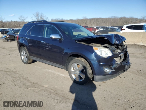 2015 Chevrolet Equinox LT with VIN 2GNFLGE33F6420548, listed as a Copart auction lot 48037995 with 125,377 mi miles and Salvage Title. Bid and sale history available at carsss.com. Image 4.