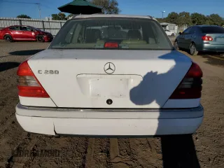 1994 Mercedes-Benz C 230/260/280/320 with VIN WDBHA28E6RF098536, listed as a Copart auction lot 77804734 with 181,285 mi miles and Clean Title. Bid and sale history available at carsss.com. Image 6.
