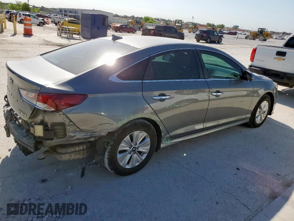 2018 Hyundai Sonata SE with VIN KMHE24L32JA079692, listed as a Copart auction lot 52740095 with 100,320 mi miles and Salvage Title. Bid and sale history available at DreamBid. Image 3.
