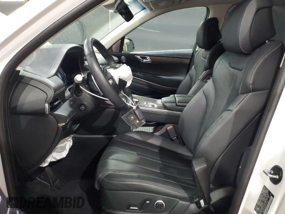 2024 Genesis GV80 with VIN KMUHBDSB5RU170442, listed as a Copart auction lot 58028895 with 25,823 mi miles and Salvage title. Bid and sale history available at DreamBid. Image 7.