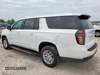 2021 Chevrolet Suburban LT with VIN 1GNSCCKD2MR265366, listed as a Copart auction lot 65439595 with 106,345 mi miles and Salvage title. Bid and sale history available at DreamBid. Image 2.