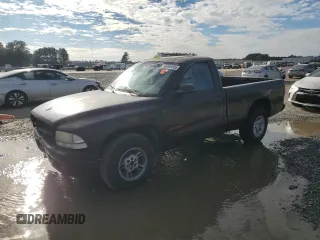1998 Dodge Dakota SLT with VIN 1B7FL26X1WS641236, listed as a Copart auction lot 89066955 with 260,150 mi miles and Salvage Title. Bid and sale history available at DreamBid. Image 1.