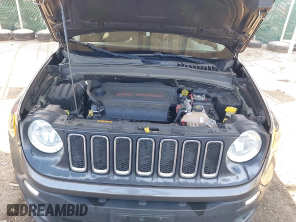 2017 Jeep Renegade Latitude z VIN ZACCJBBB8HPF61752, wystawiony jako IAAI lot #42096538 z przebiegiem 97 204 mil mil oraz . Historia ofert i sprzedaży dostępna na DreamBid. Obrazek 10.