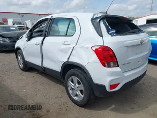 2020 Chevrolet Trax LS with VIN KL7CJNSB2LB065279, listed as a IAAI auction lot 41920404 with 53,608 mi miles. Bid and sale history available at carsss.com. Image 3.