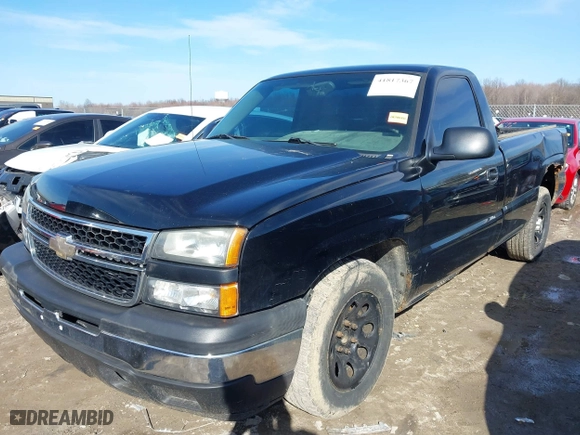 2006 Chevrolet Silverado 1500 Work Truck with VIN 3GCEC14X76G213817, listed as a IAAI auction lot 41817367 with 181,860 mi miles. Bid and sale history available at carsss.com. Image 17.