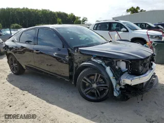 2024 Acura Integra w/A-Spec Technology Package with VIN 19UDE4H63RA006256, listed as a Copart auction lot 68882224 with 5,190 mi miles and Salvage Title. Bid and sale history available at carsss.com. Image 4.