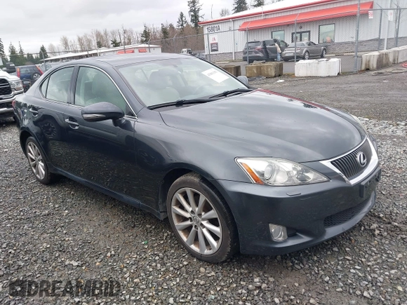 2010 Lexus IS 250 with VIN JTHCF5C25A5036971, listed as a IAAI auction lot 41861183 with 82,253 mi miles and . Bid and sale history available at carsss.com. Image 1.