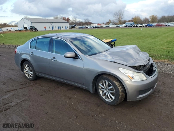 2007 Infiniti G35 Sedan G35x with VIN JNKBV61F27M807797, listed as a Copart auction lot 79869344 with 197,362 mi miles and Salvage Title. Bid and sale history available at carsss.com. Image 4.