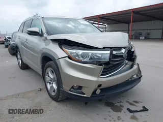 2015 Toyota Highlander Limited z VIN 5TDYKRFH9FS063151, wystawiony jako IAAI lot #41701876 z przebiegiem 146 937 mil mil oraz . Historia ofert i sprzedaży dostępna na DreamBid. Obrazek 1.