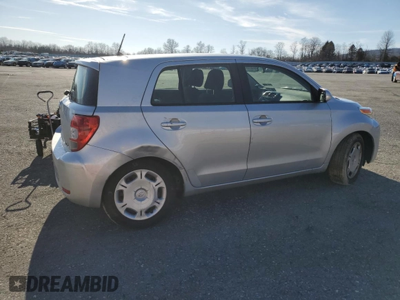 2008 Scion xD with VIN JTKKU10408J002481, listed as a Copart auction lot 45536235 with 44,699 mi miles and Salvage Title. Bid and sale history available at carsss.com. Image 3.