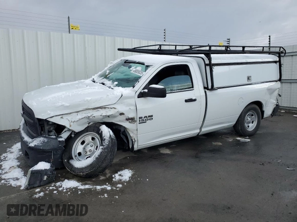 2020 Ram 1500 Tradesman z VIN 3C6JR7DT1LG260552, wystawiony jako Copart lot #49009535 z przebiegiem 107 514 mil mil oraz Szkoda całkowita • Salvage title. Historia ofert i sprzedaży dostępna na DreamBid. Obrazek 1.