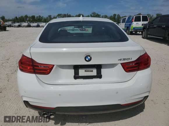 2017 BMW 4 Series 430i with VIN WBA4F7C36HG787941, listed as a Copart auction lot 53508105 with 141,324 mi miles and Salvage title. Bid and sale history available at DreamBid. Image 6.