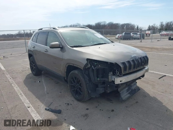 2018 Jeep Cherokee Latitude Plus with VIN 1C4PJMLXXJD571713, listed as a IAAI auction lot 41771661 with 87,580 mi miles and . Bid and sale history available at DreamBid. Image 1.
