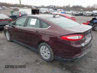 2013 Ford Fusion S with VIN 3FA6P0G71DR244034, listed as a IAAI auction lot 41947243 with 169,095 mi miles. Bid and sale history available at carsss.com. Image 3.
